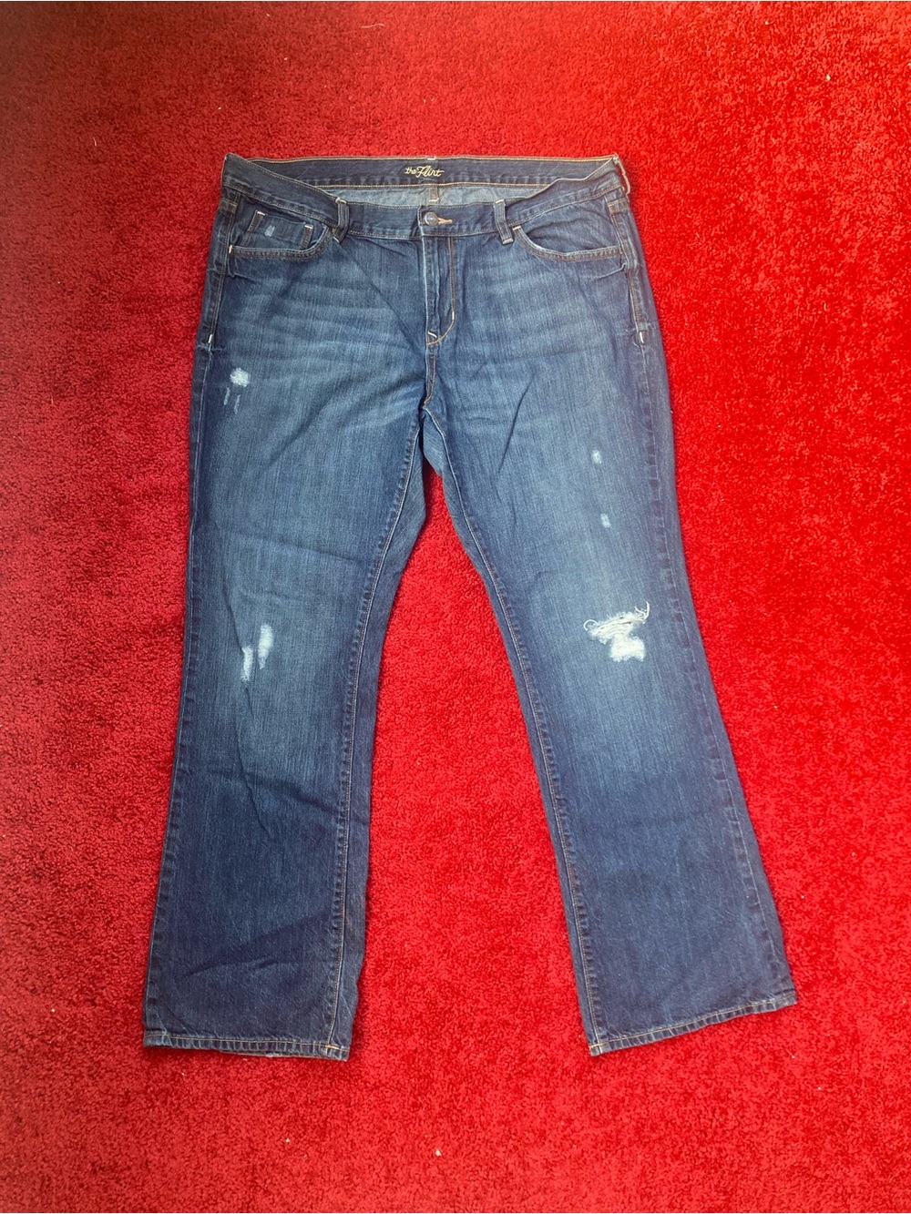 Old Navy Women's Dark Blue Bootcut Jeans The Flirt Size 16